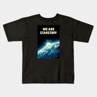 We Are Starstuff - Sunrise from Space Kids T-Shirt